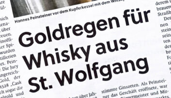 Goldregen für Whisky aus St. Wolfgang